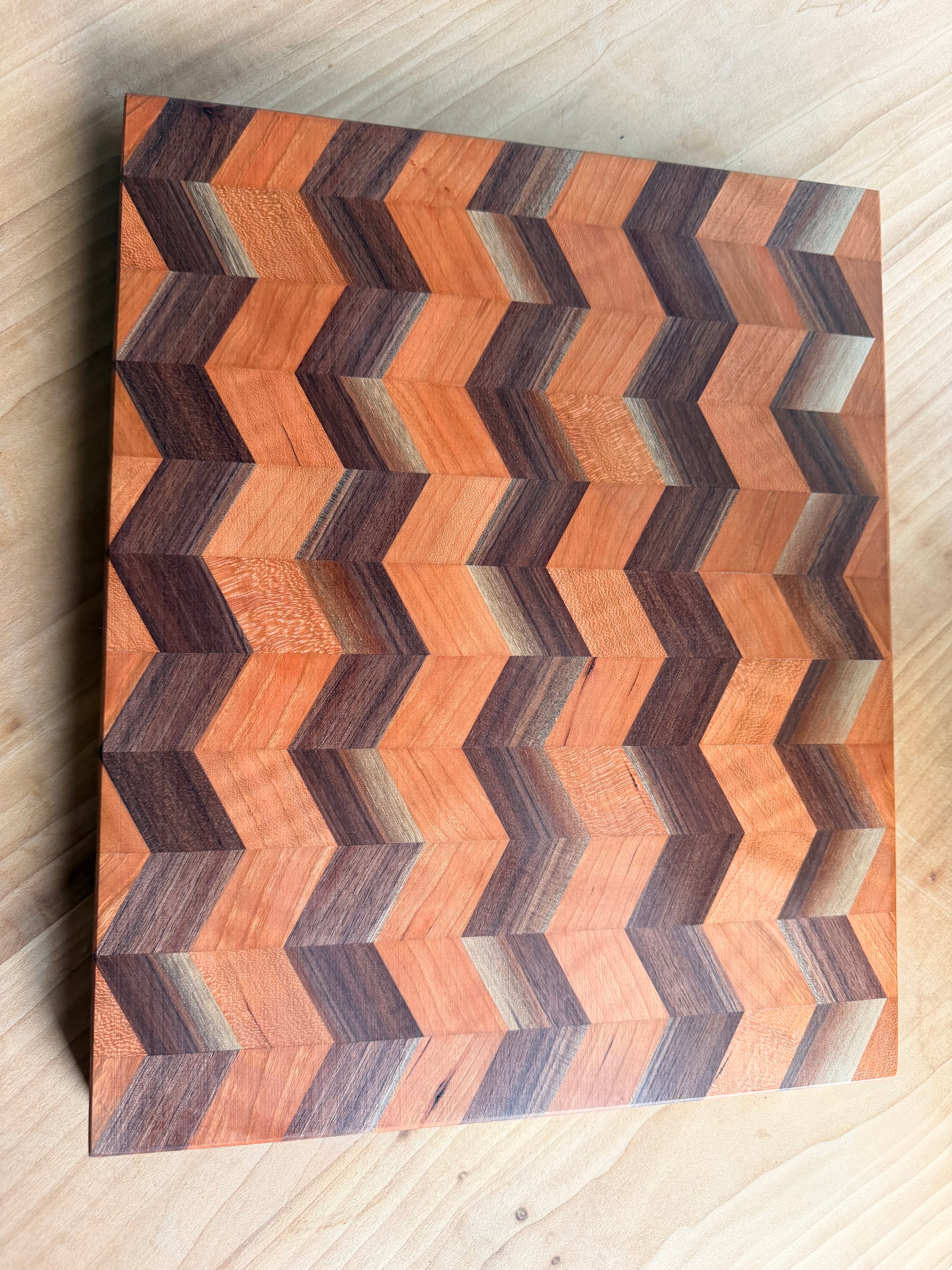Chevron cutting board