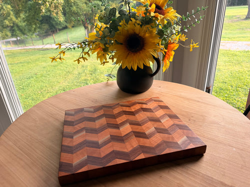 Chevron cutting board