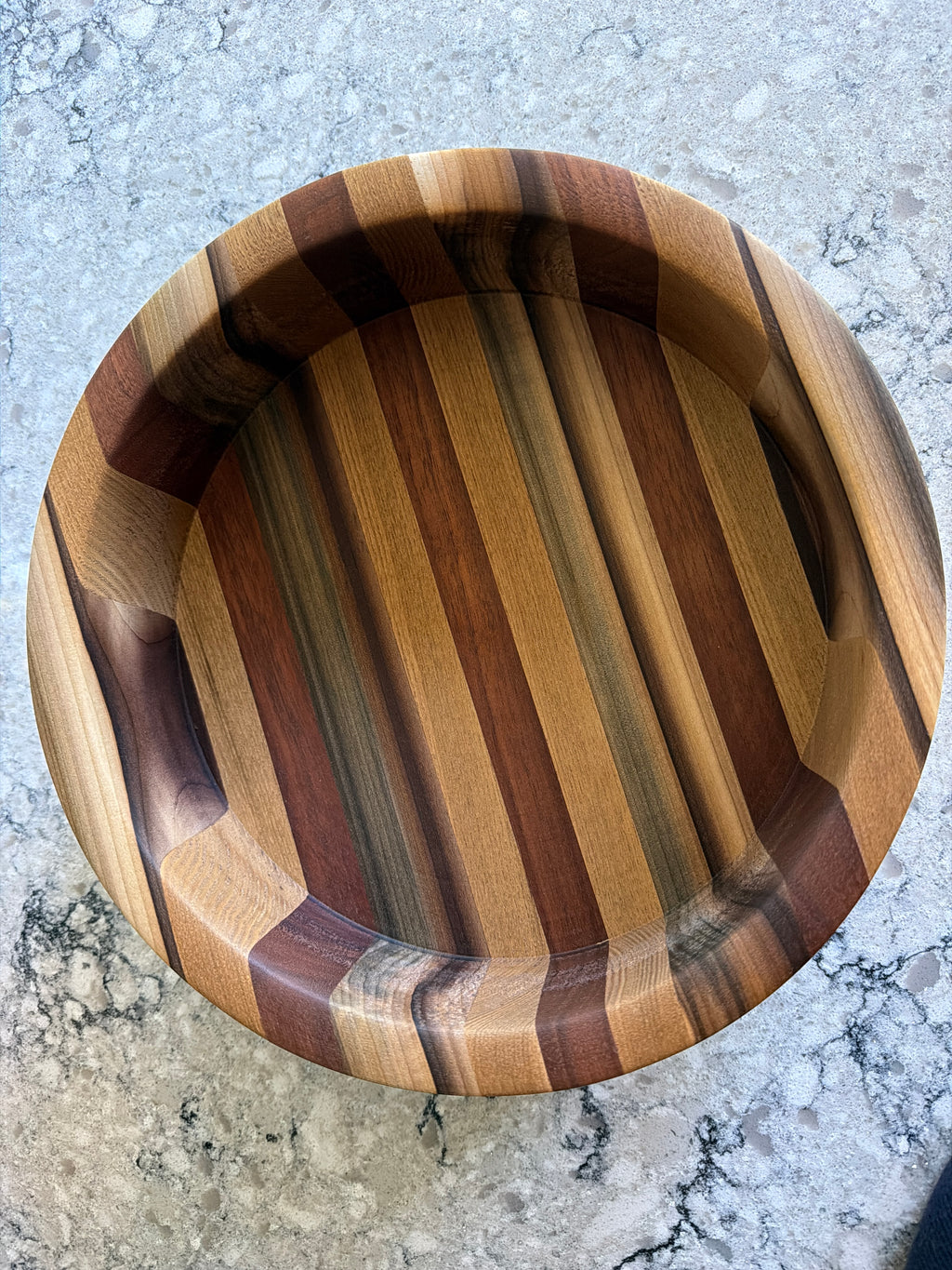 Hand turned wooden bowl