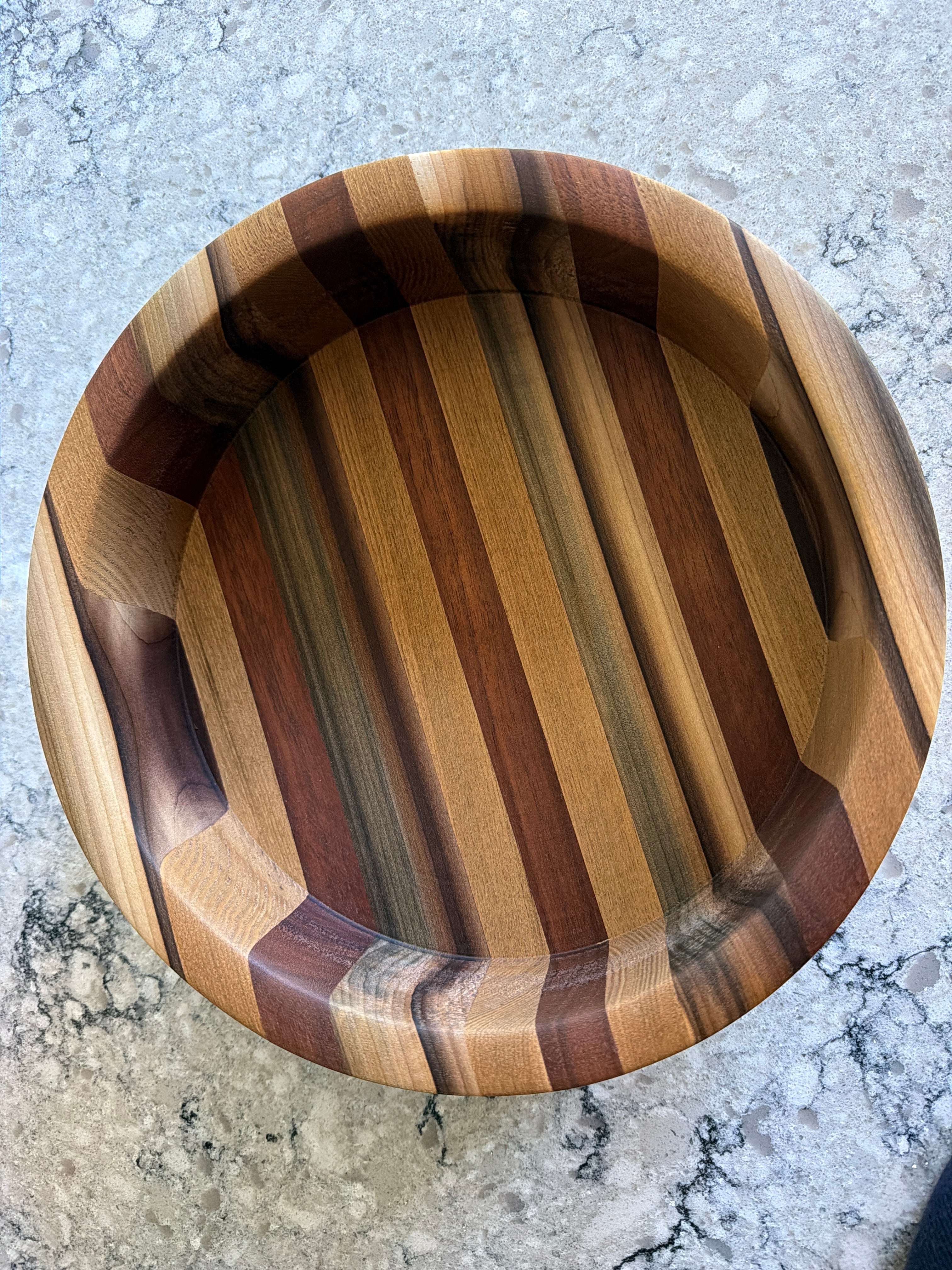 Hand turned wooden bowl